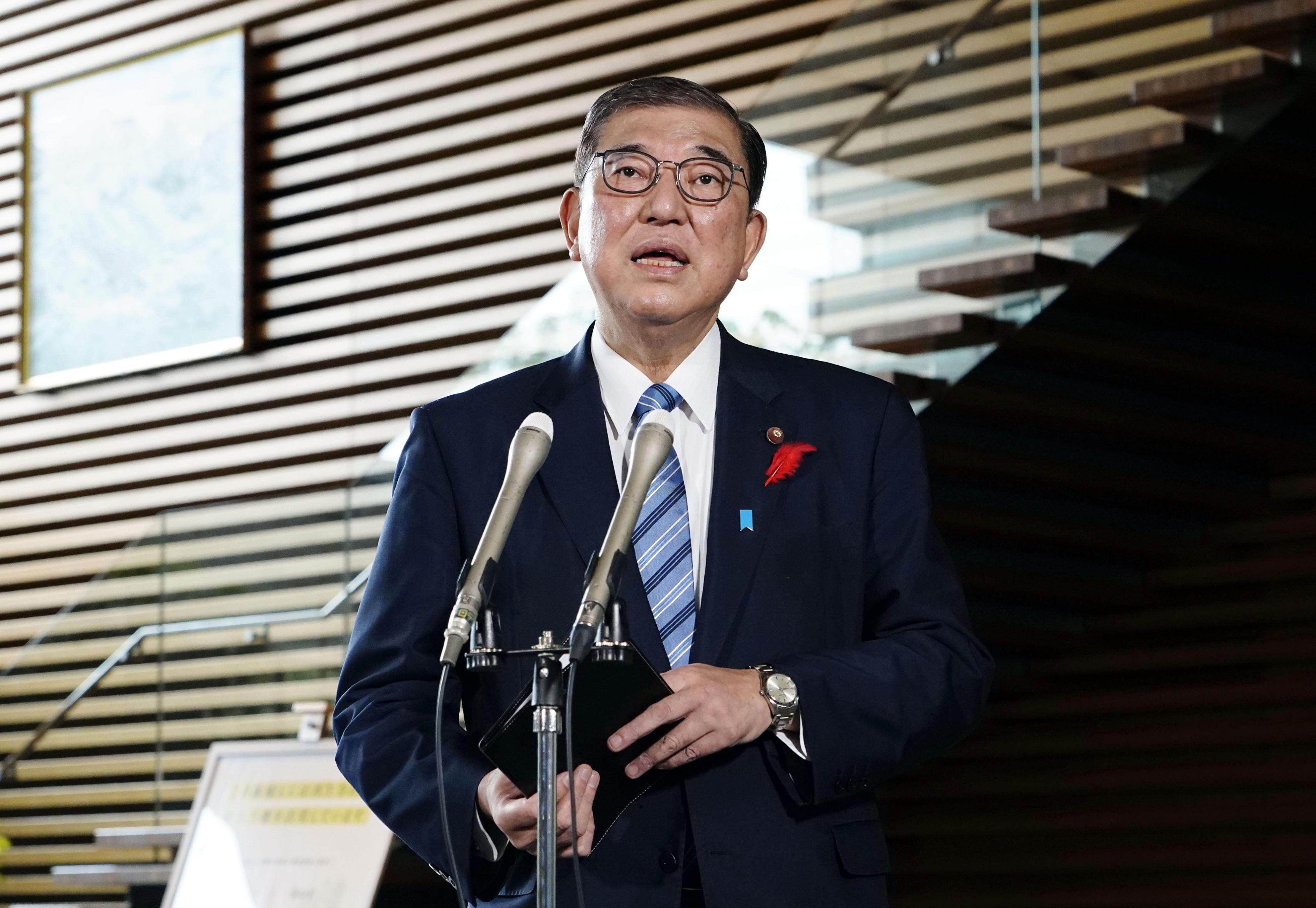 Japanese Prime Minister Shigeru Ishiba has called for an “Asian version of Nato”. Photo: Kyodo